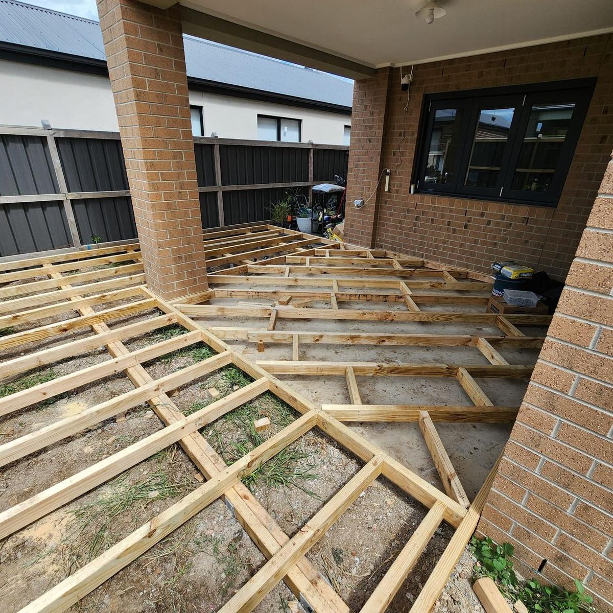 New deck built by All Metro in Melbourne
