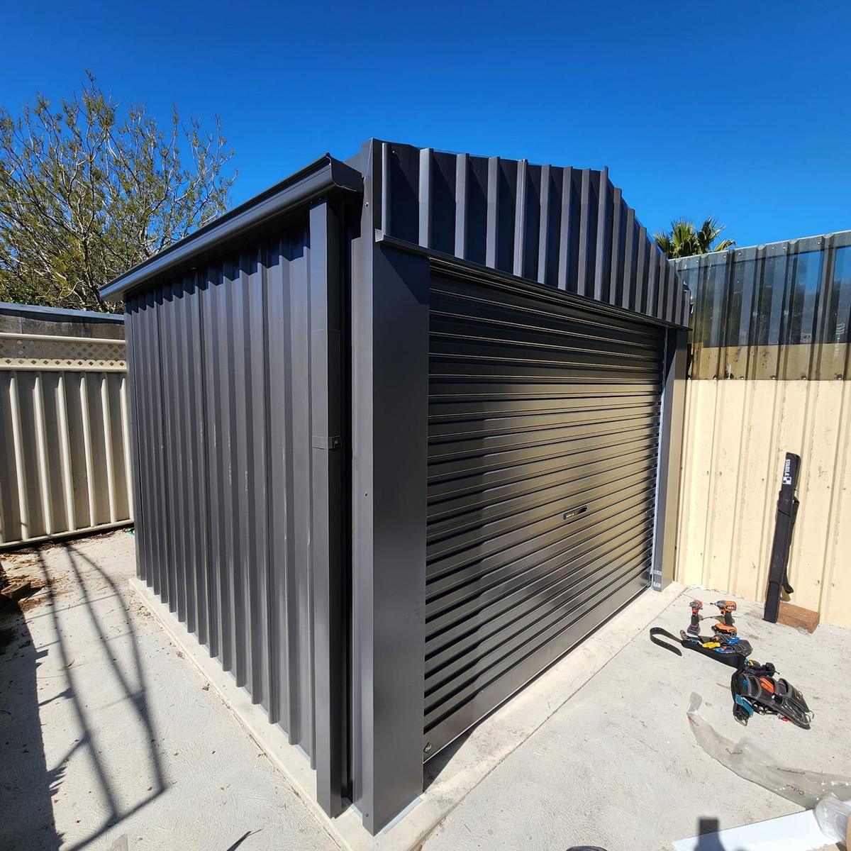Colorbond shed / garage built by All Metro