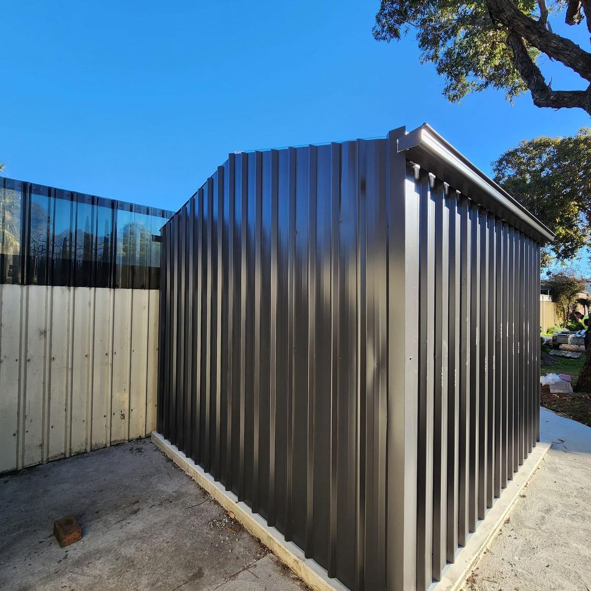 Colorbond shed / garage built by All Metro