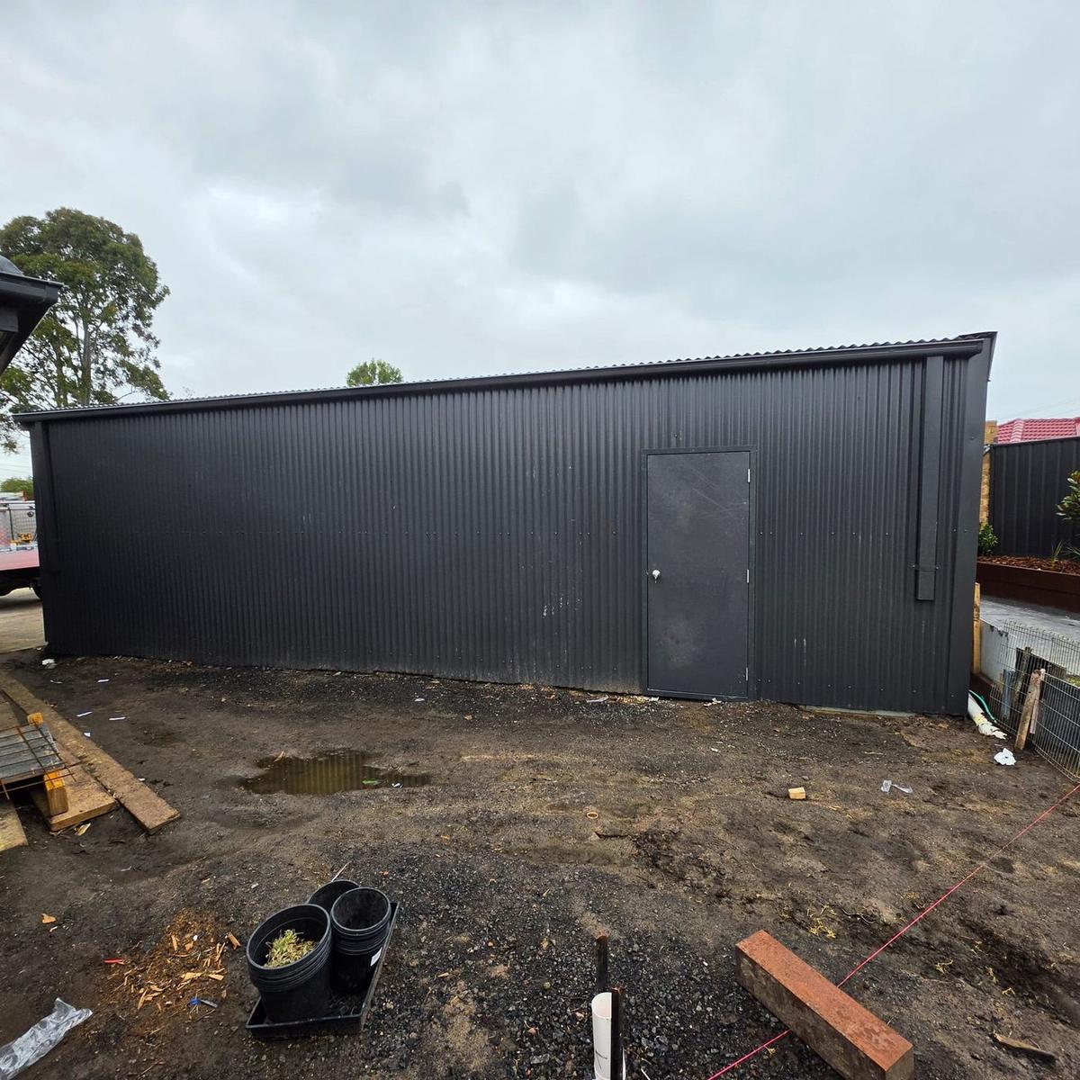 Colorbond shed / garage built by All Metro