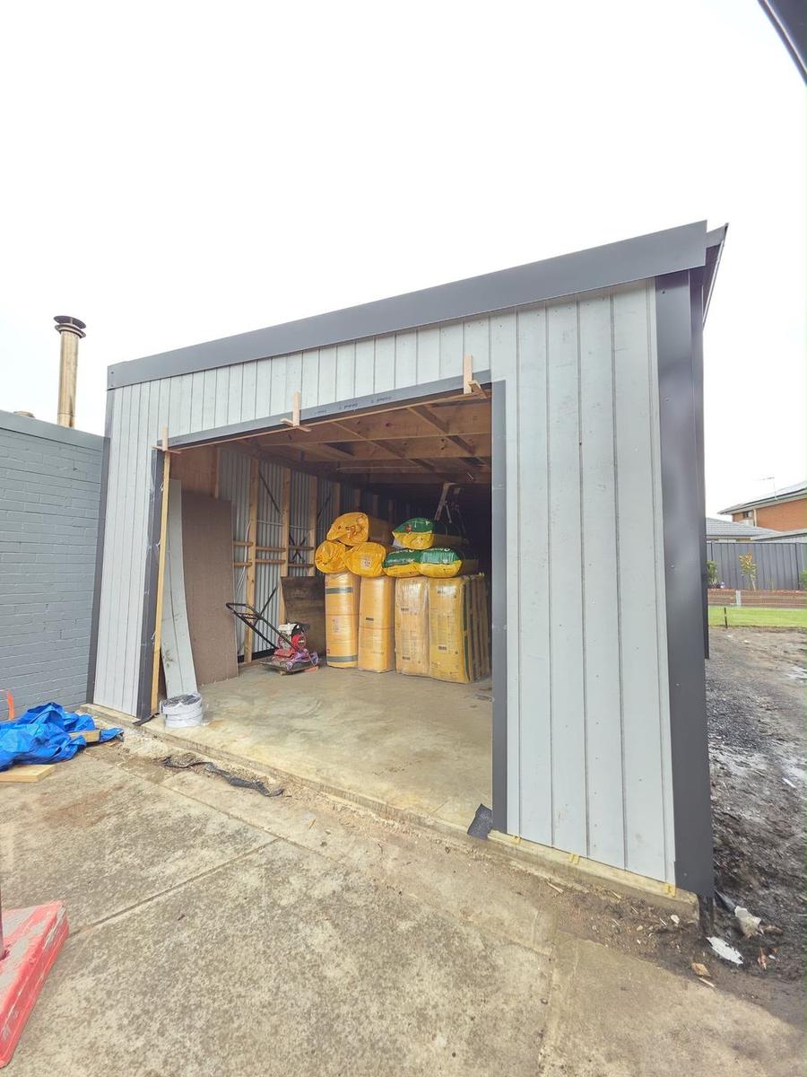 Colorbond shed / garage built by All Metro
