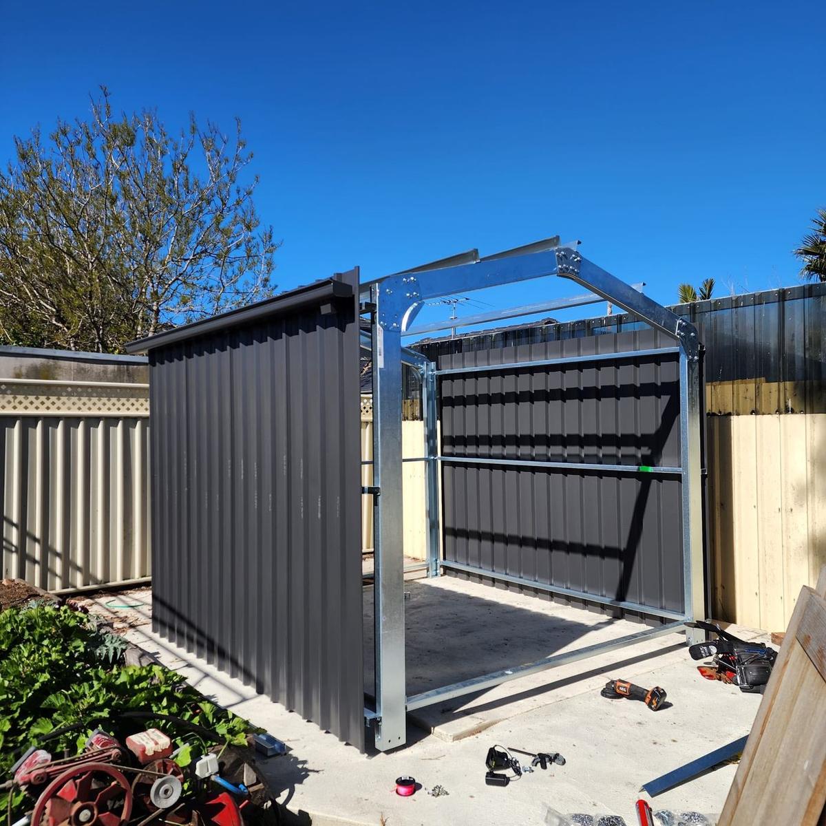 Colorbond shed / garage built by All Metro